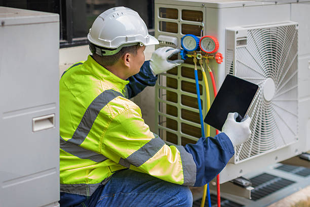 Professional Heat Pump Repair technician working in Merrittstown, PA